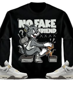 Jordan 4 SE Craft Photon Dust Unisex Sweatshirt, Hoodie Fake Friend Cat And Mouse, Shirt To Match Sneaker