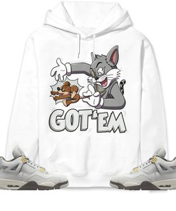 Jordan 4 SE Craft Photon Dust Unisex Sweatshirt, Hoodie Got Em Cat And Mouse, Shirt To Match Sneaker