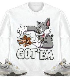 Jordan 4 SE Craft Photon Dust Unisex Sweatshirt, Hoodie Got Em Cat And Mouse, Shirt To Match Sneaker