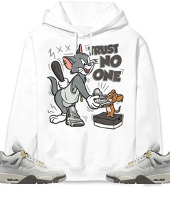Jordan 4 SE Craft Photon Dust Unisex Sweatshirt, Hoodie Trust No One Cat And Mouse, Shirt To Match Sneaker