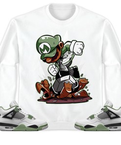 Jordan 4 Seafoam Oil Green Unisex Sweatshirt, Hoodie Super MRO Got Em, Shirt To Match Sneaker