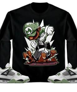 Jordan 4 Seafoam Oil Green Unisex Sweatshirt, Hoodie Super MRO Got Em, Shirt To Match Sneaker