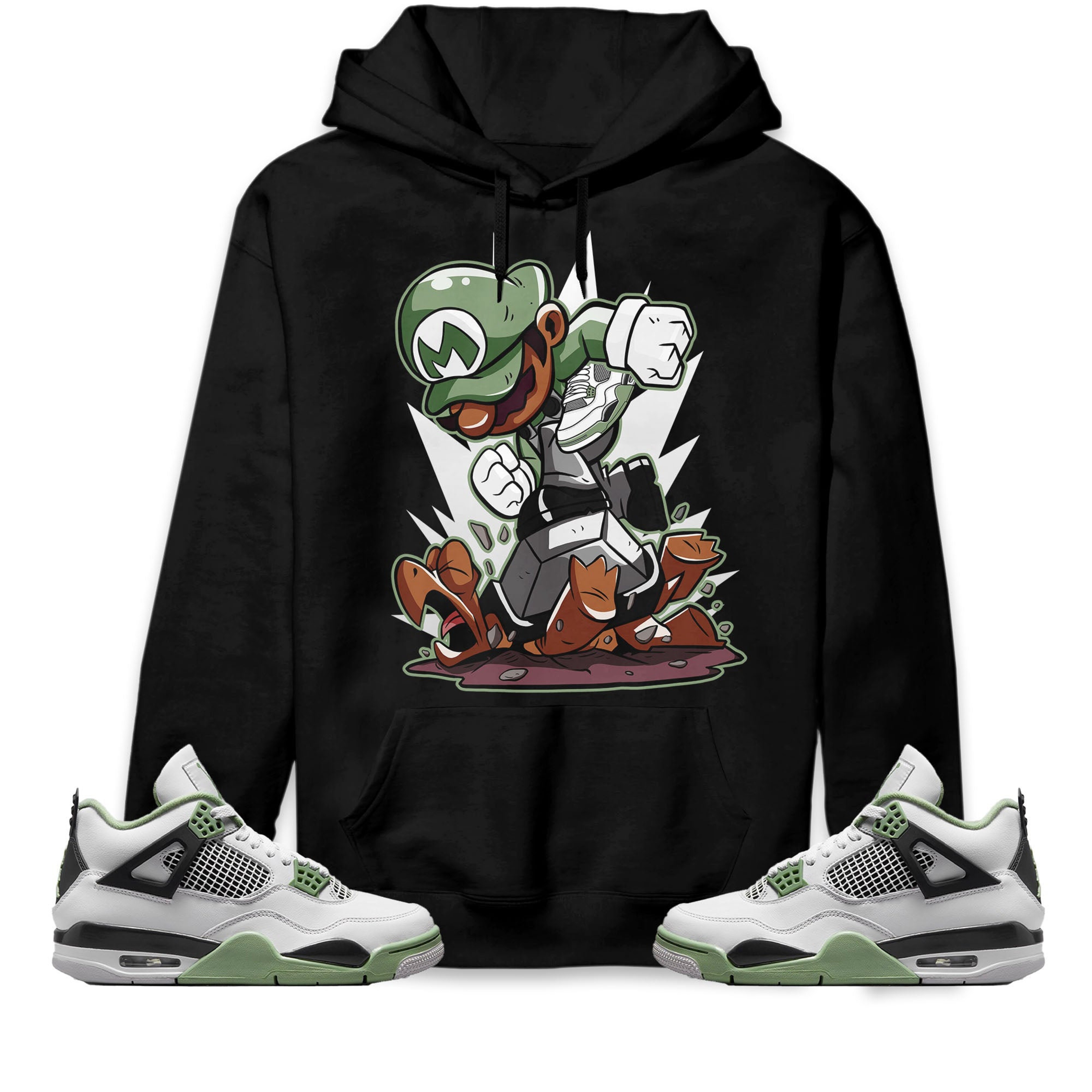 Jordan 4 Seafoam Oil Green Unisex Sweatshirt, Hoodie Super MRO Got Em, Shirt To Match Sneaker