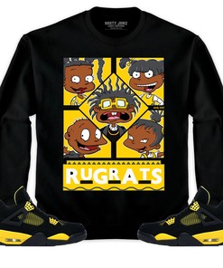 Jordan 4 Thunder Unisex Shirt 90s TV Style, Shirt To Match Sneaker