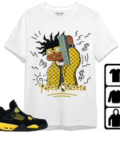 Jordan 4 Thunder Unisex Shirt Chuk Money, Shirt To Match Sneaker