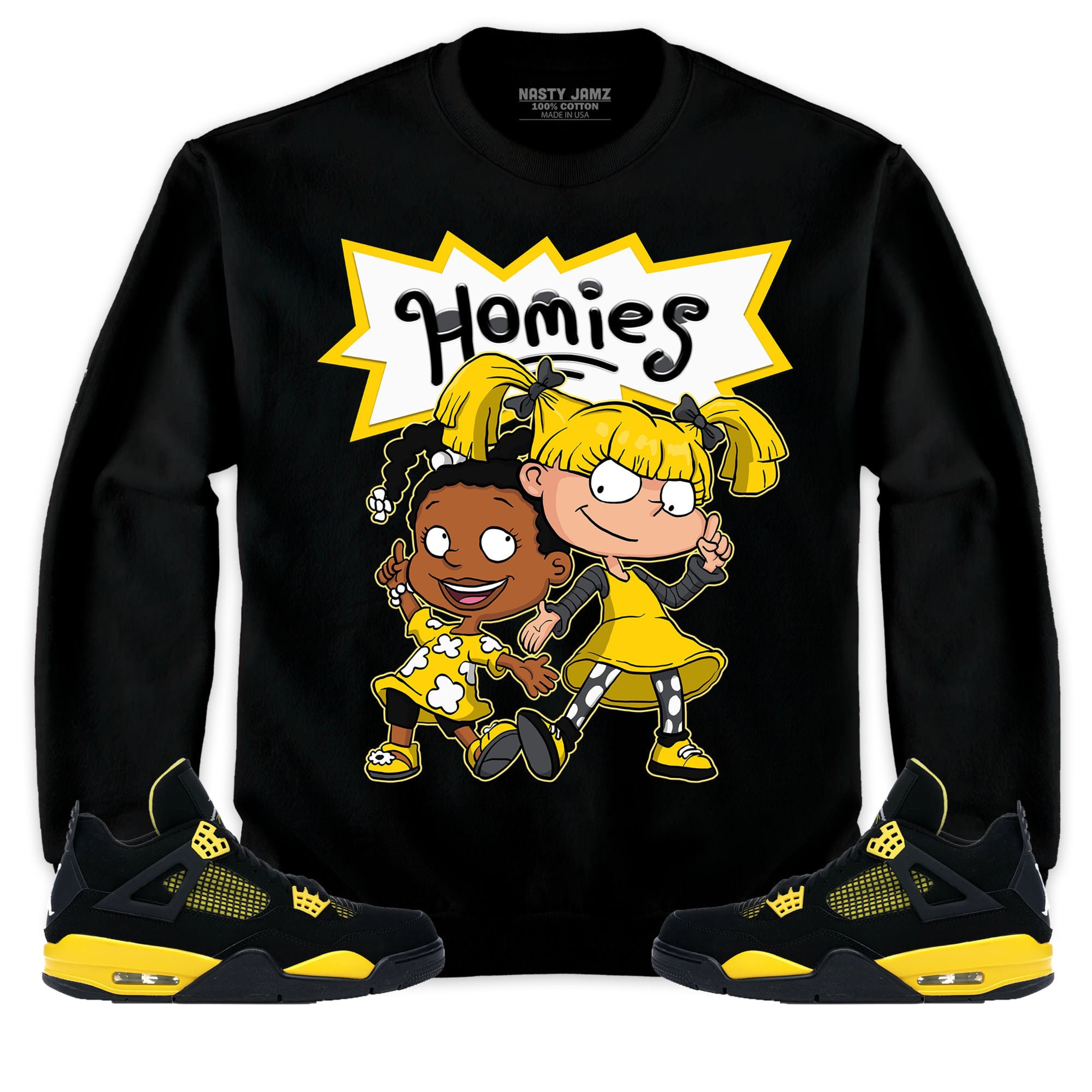 Jordan 4 Thunder Unisex Shirt Homies Girl, Shirt To Match Sneaker