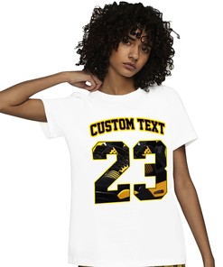 Jordan 4 Thunder Unisex Shirt Number 23 CM4 Custom Text, Shirt To Match Sneaker