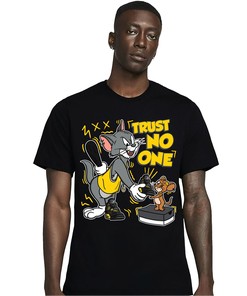 Jordan 4 Thunder Unisex Shirt Trust No One Cat And Mouse, Shirt To Match Sneaker