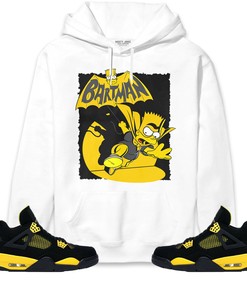 Jordan 4 Thunder Unisex Sweatshirt, Hoodie Shirts Bartman Simpson, Shirt To Match Sneaker