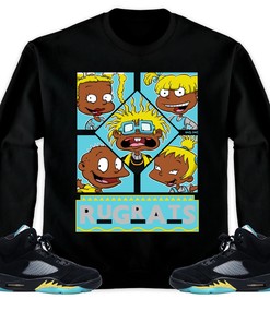 Jordan 5 Aqua Unisex Shirt 90s TV Style, Shirt To Match Sneaker