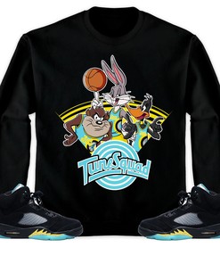 Jordan 5 Aqua Unisex Shirt Bunny Friends Basketball, Shirt To Match Sneaker