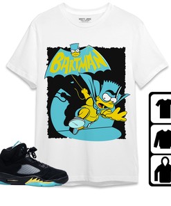 Jordan 5 Aqua Unisex Shirt, Hoodie Sweatshirt Bartman Simpson, Shirt To Match Sneaker