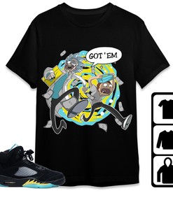 Jordan 5 Aqua Unisex Shirt Rick Got Em, Shirt To Match Sneaker