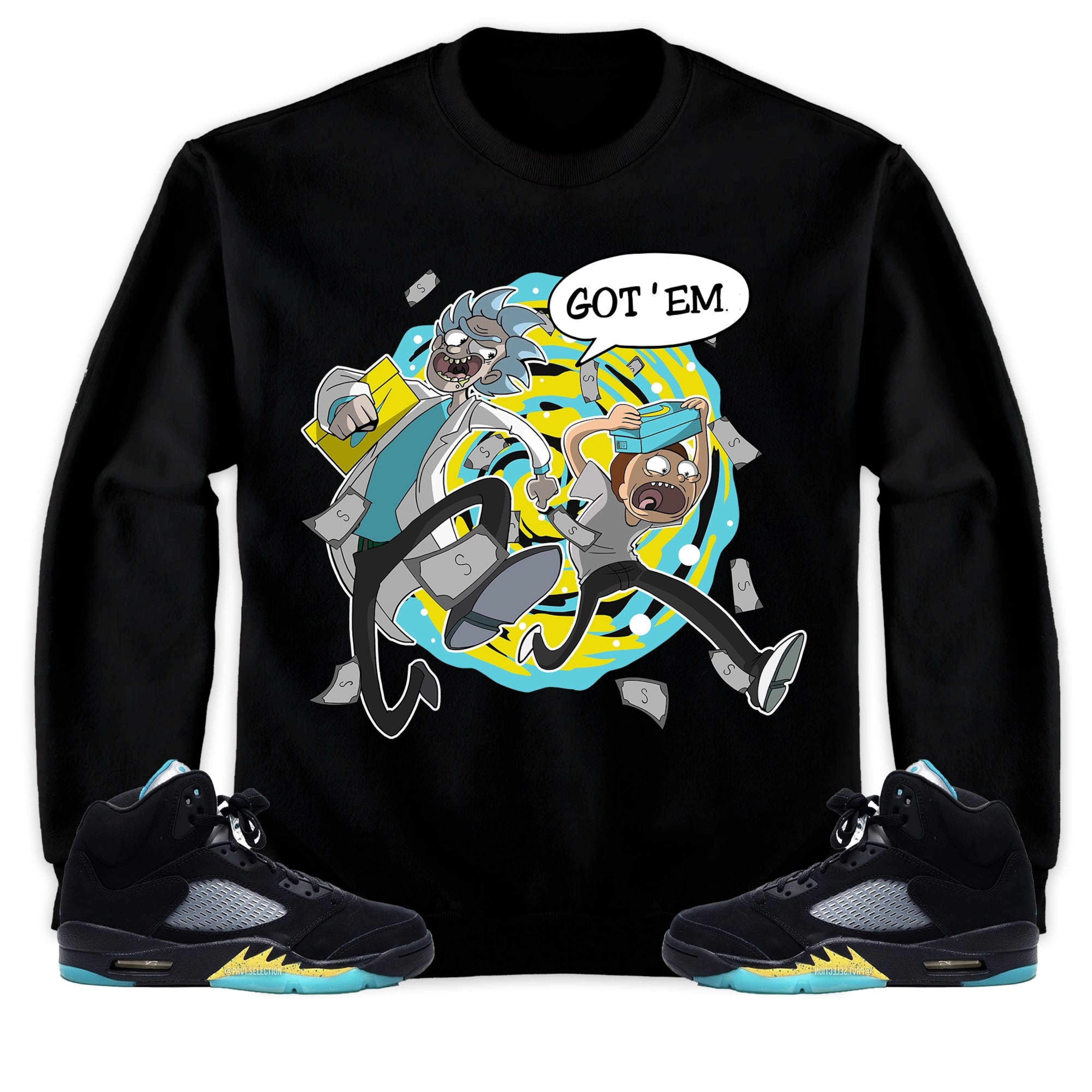 Jordan 5 Aqua Unisex Shirt Rick Got Em, Shirt To Match Sneaker