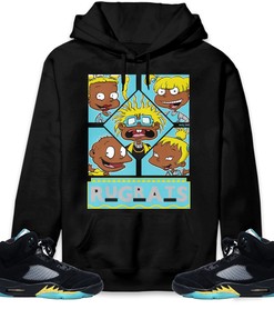 Jordan 5 Aqua Unisex Sweatshirt, Hoodie 90s TV Style, Shirt To Match Sneaker