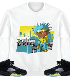 Jordan 5 Aqua Unisex Sweatshirt, Hoodie GTA, Shirt To Match Sneaker