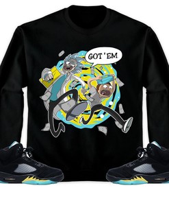 Jordan 5 Aqua Unisex Sweatshirt, Hoodie Rick Got Em, Shirt To Match Sneaker