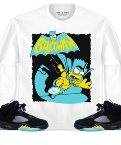Jordan 5 Aqua Unisex Sweatshirt, Hoodie Shirts Bartman Simpson, Shirt To Match Sneaker