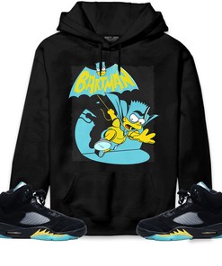 Jordan 5 Aqua Unisex Sweatshirt, Hoodie Shirts Bartman Simpson, Shirt To Match Sneaker