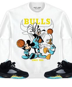Jordan 5 Aqua Unisex Sweatshirt, Hoodie Shirts Disney Basketball, Shirt To Match Sneaker