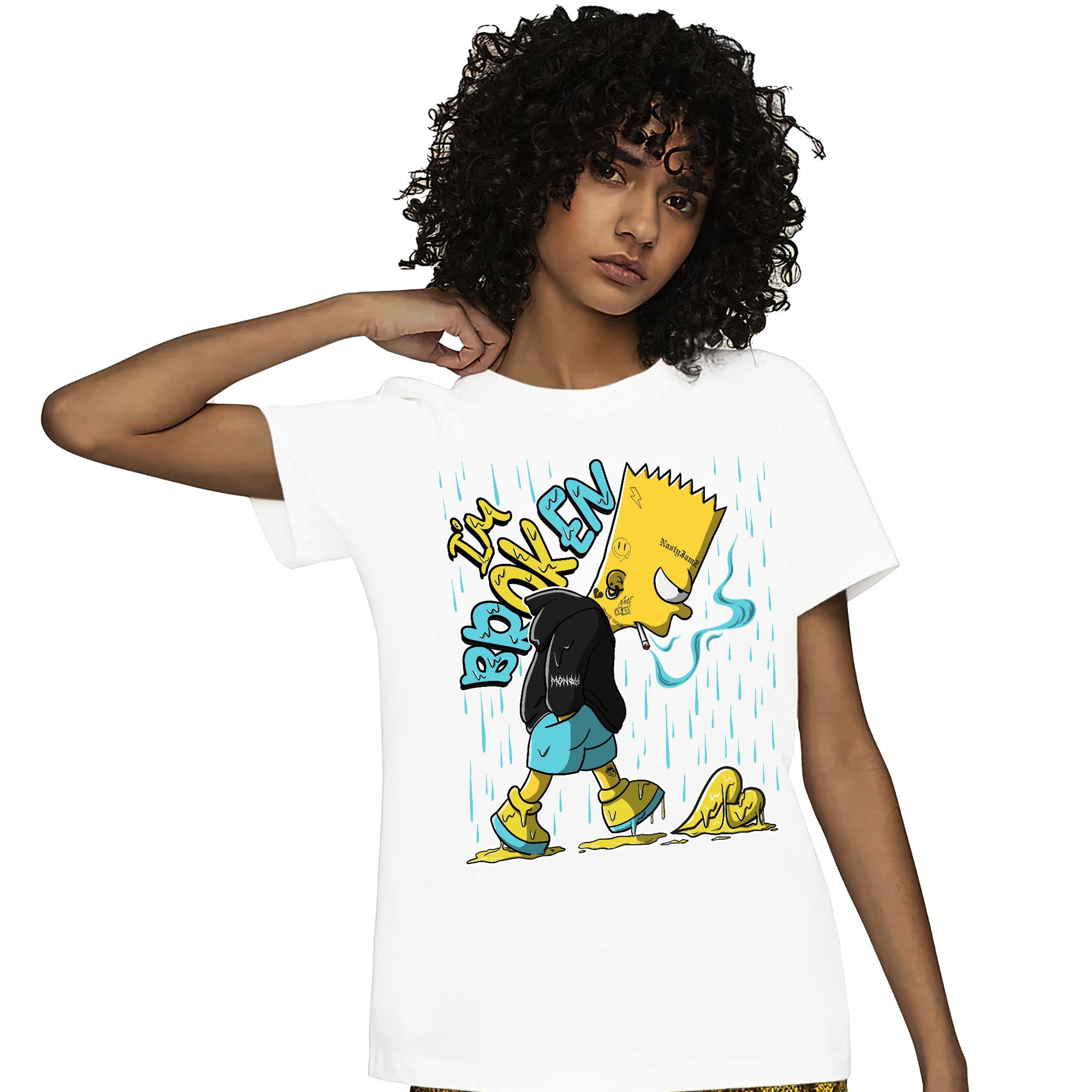 Jordan 5 Aqua Unisex T-Shirt, Im Broken Simpson, Shirt To Match Sneaker