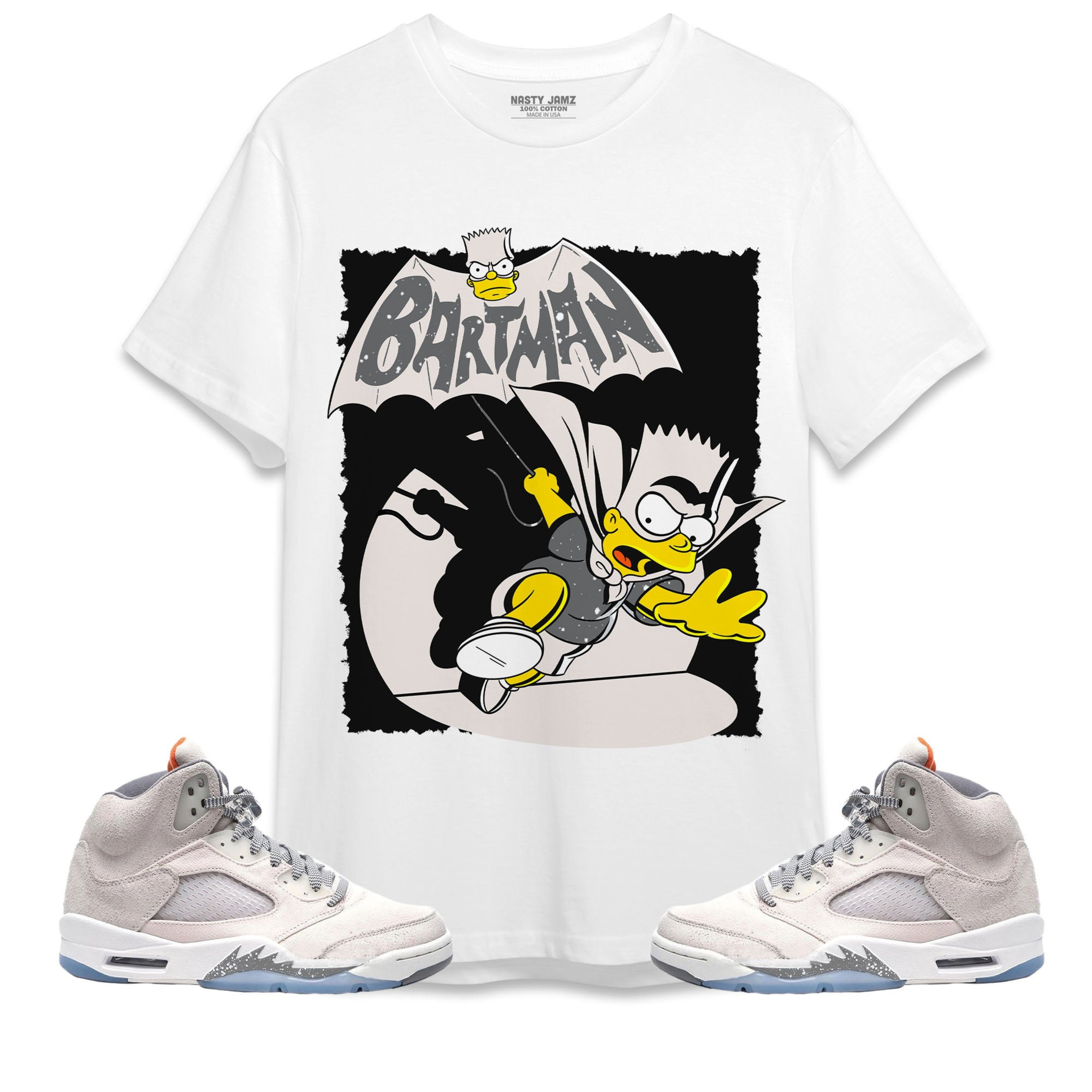 Jordan 5 Craft Unisex Shirt, Hoodie Sweatshirt Bartman Simpson, Shirt To Match Sneaker