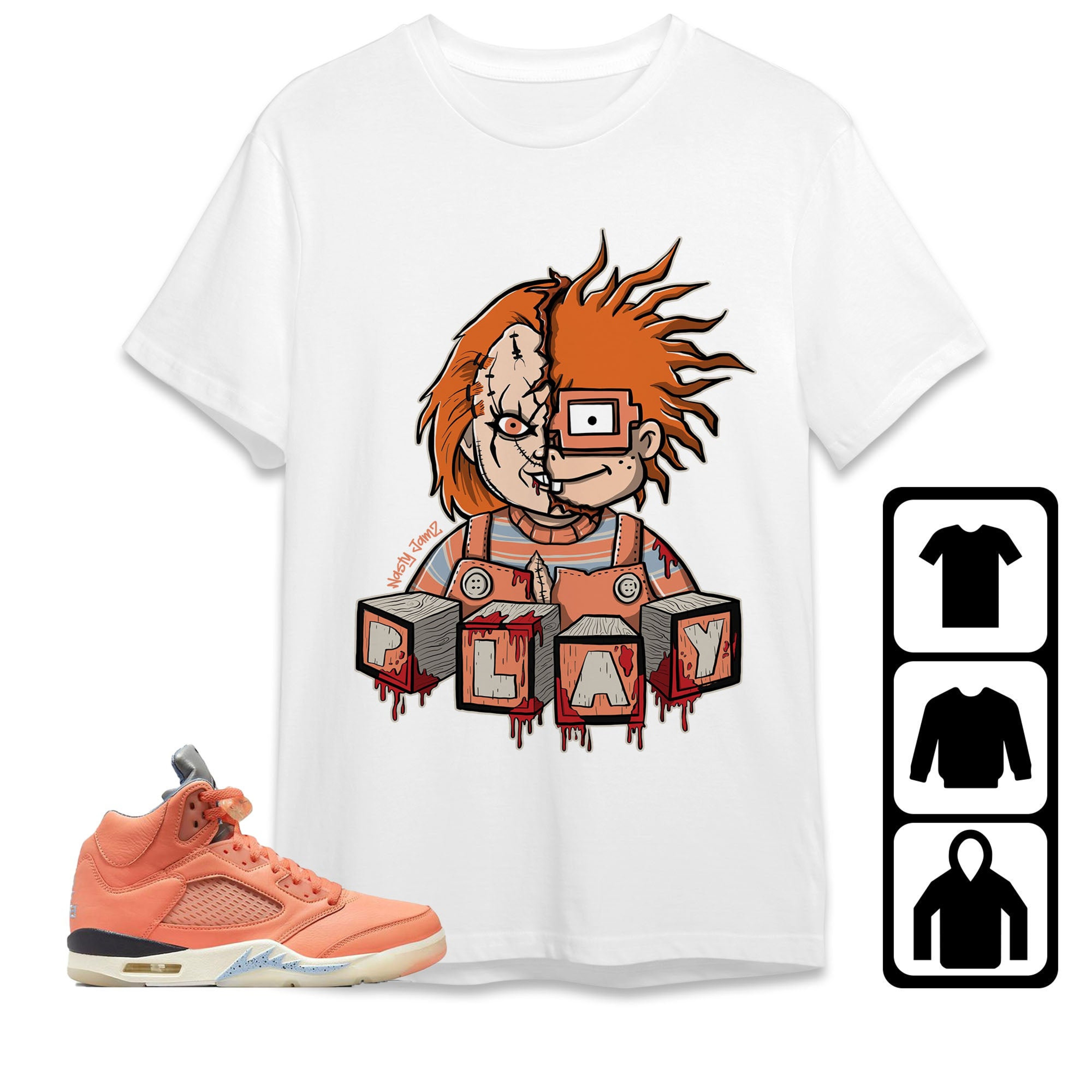 Jordan 5 DJ Khaled Crimson Bliss Unisex Shirt Chucky, Shirt To Match Sneaker