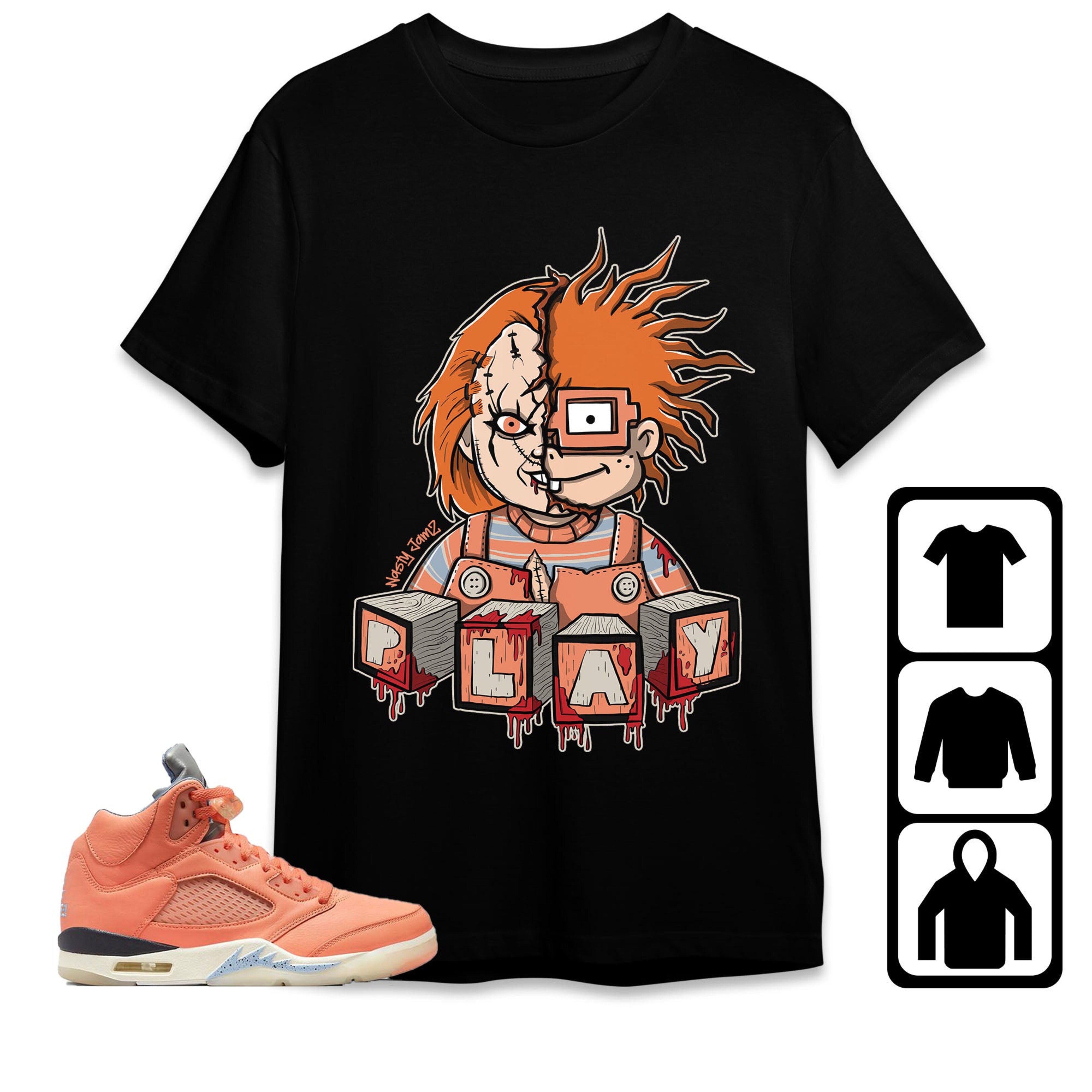 Jordan 5 DJ Khaled Crimson Bliss Unisex Shirt Chucky, Shirt To Match Sneaker