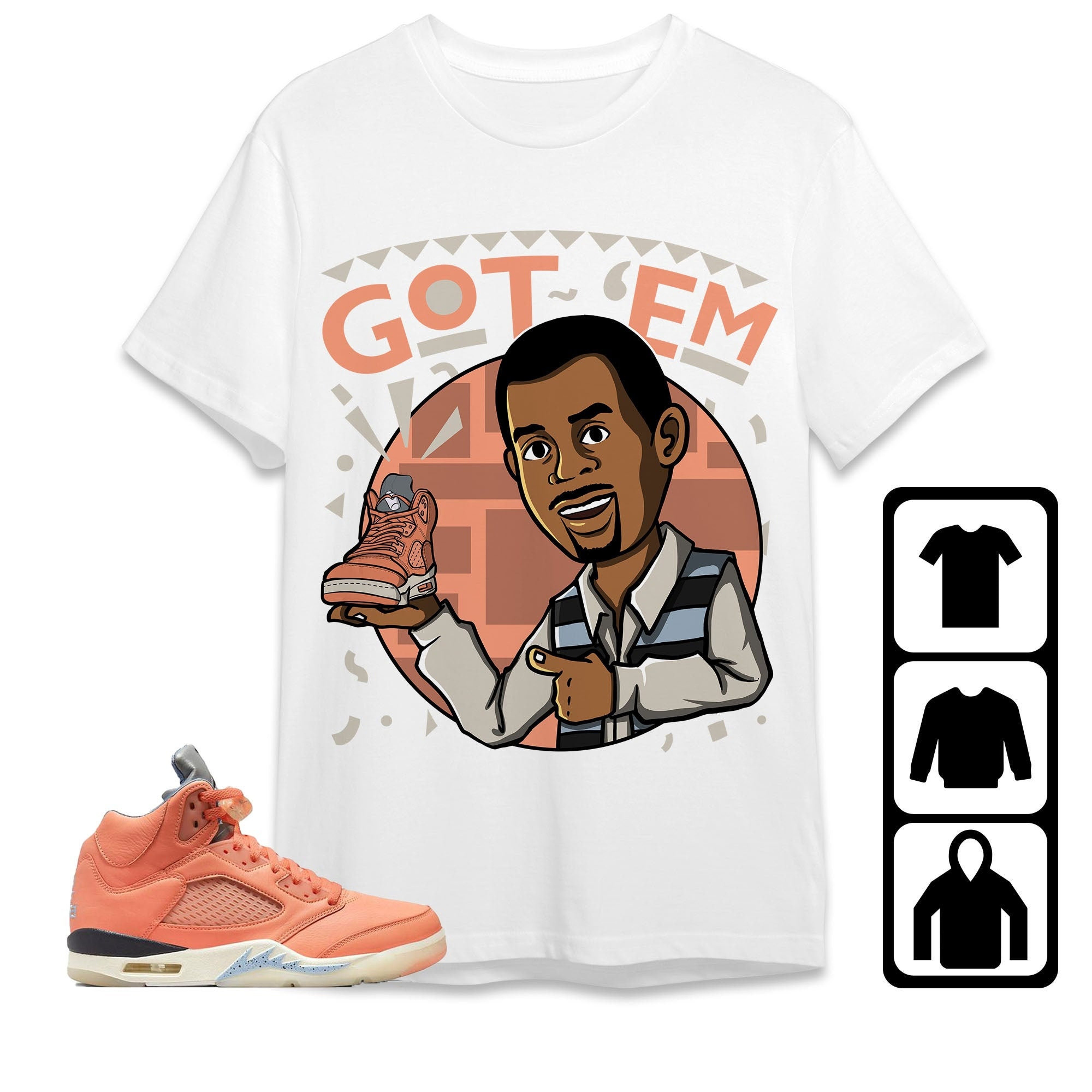 Jordan 5 DJ Khaled Crimson Bliss Unisex Shirt Got Em Martin, Shirt To Match Sneaker
