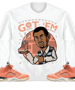 Jordan 5 DJ Khaled Crimson Bliss Unisex Shirt Got Em Martin, Shirt To Match Sneaker