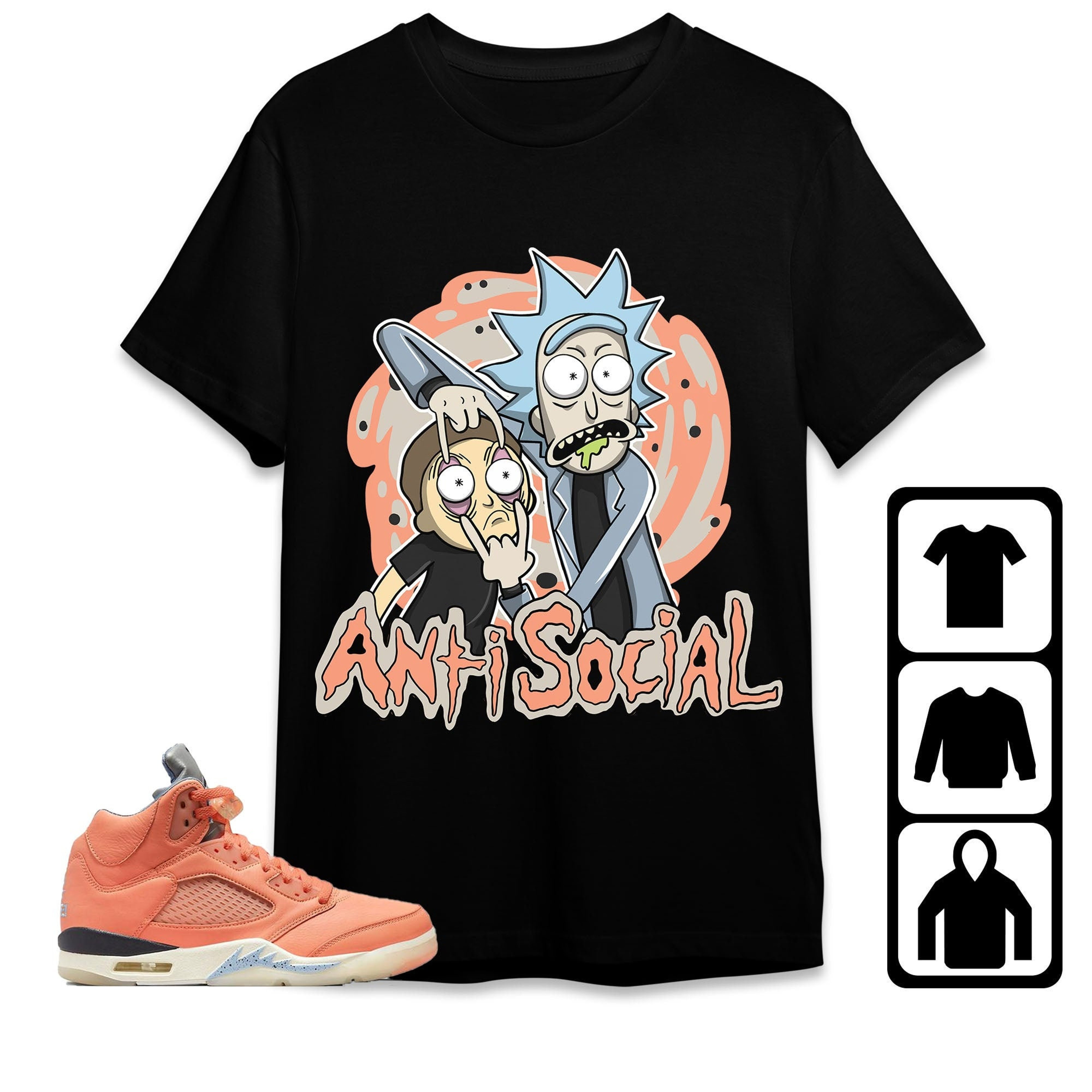 Jordan 5 DJ Khaled Crimson Bliss Unisex Shirt Rick Anti Social, Shirt To Match Sneaker
