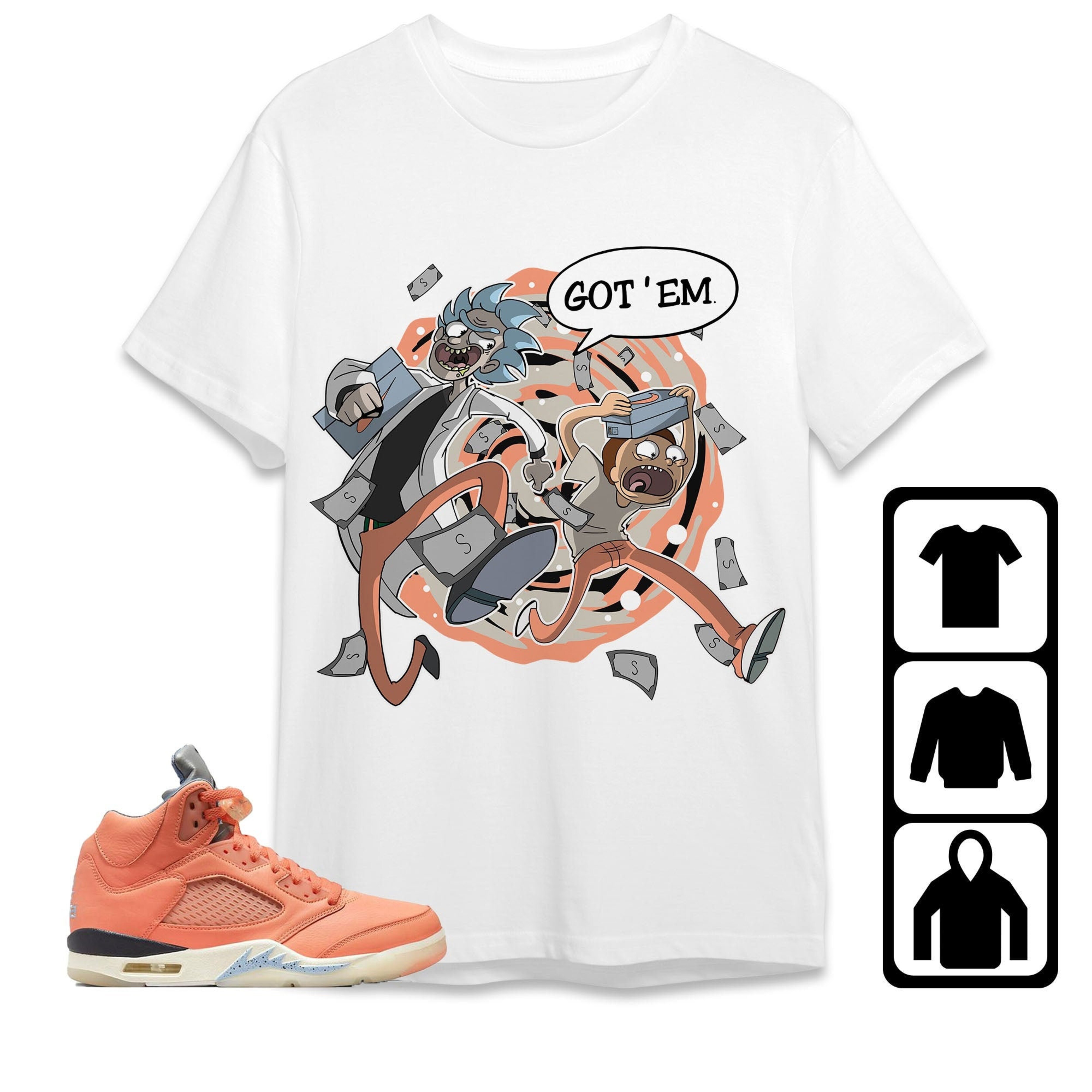 Jordan 5 DJ Khaled Crimson Bliss Unisex Shirt Rick Got Em, Shirt To Match Sneaker