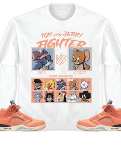 Jordan 5 DJ Khaled Crimson Bliss Unisex Sweatshirt, Hoodie, Cat And Mouse Fighter, Shirt To Match Sneaker