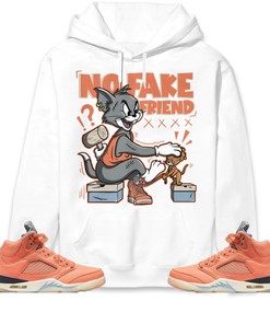 Jordan 5 DJ Khaled Crimson Bliss Unisex Sweatshirt, Hoodie Fake Friend Cat And Mouse, Shirt To Match Sneaker
