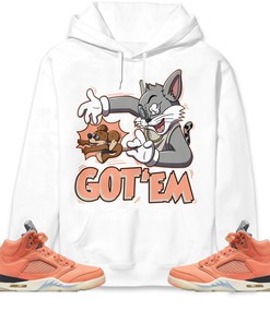 Jordan 5 DJ Khaled Crimson Bliss Unisex Sweatshirt, Hoodie Got Em Cat And Mouse, Shirt To Match Sneaker