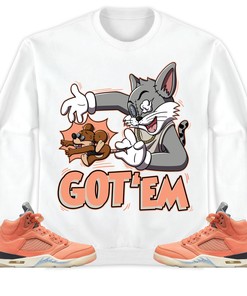 Jordan 5 DJ Khaled Crimson Bliss Unisex Sweatshirt, Hoodie Got Em Cat And Mouse, Shirt To Match Sneaker
