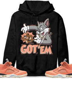 Jordan 5 DJ Khaled Crimson Bliss Unisex Sweatshirt, Hoodie Got Em Cat And Mouse, Shirt To Match Sneaker