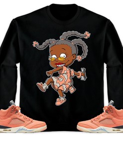 Jordan 5 DJ Khaled Crimson Bliss Unisex Sweatshirt, Hoodie Melanin, Shirt To Match Sneaker