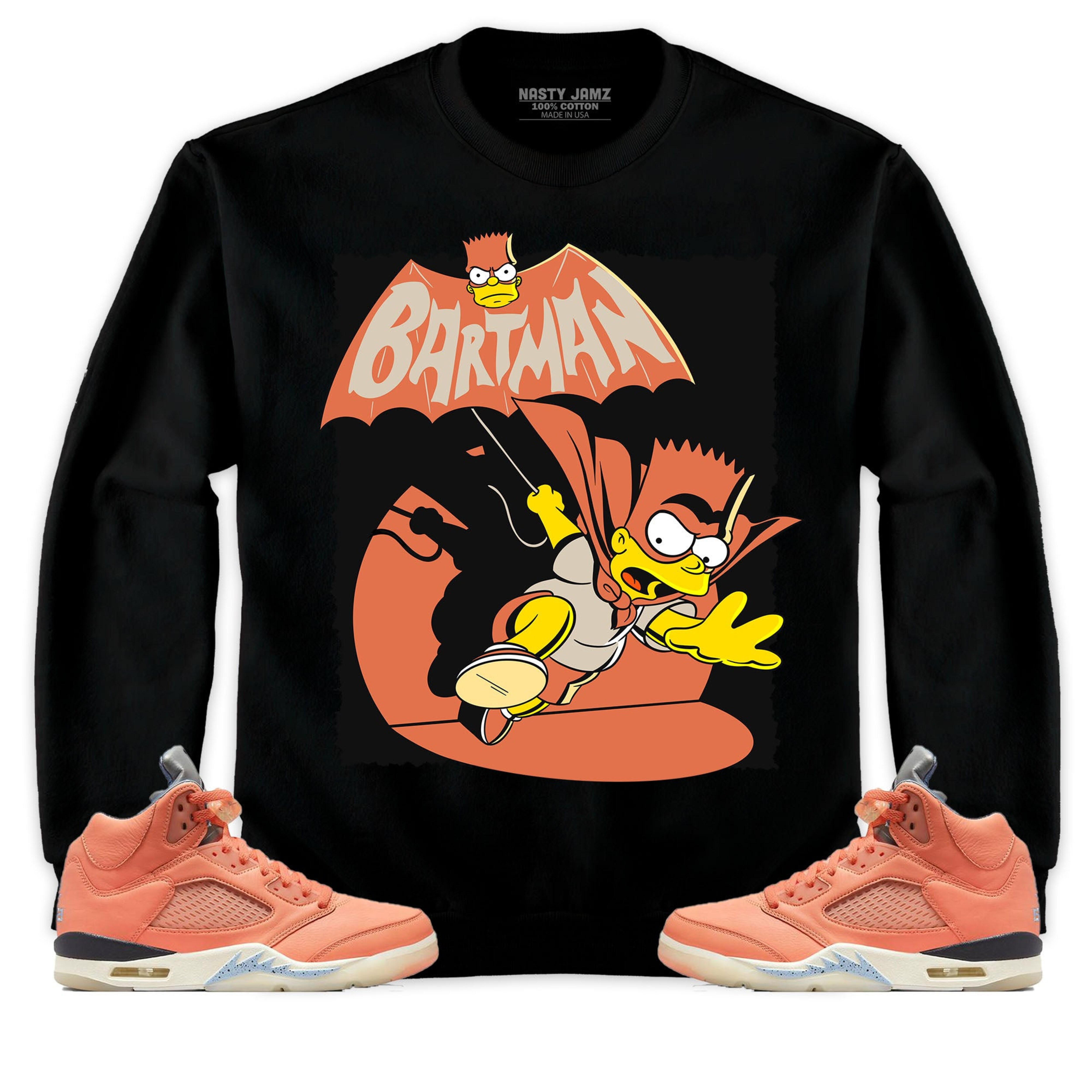 Jordan 5 DJ Khaled Crimson Bliss Unisex Sweatshirt, Hoodie Shirts Bartman Simpson, Shirt To Match Sneaker
