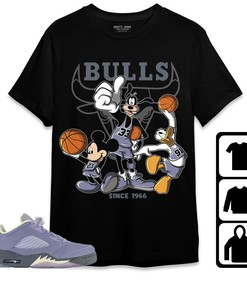 Jordan 5 Low Indigo Haze Unisex Shirt, Hoodie Sweatshirt Disney Basketball, Shirt To Match Sneaker