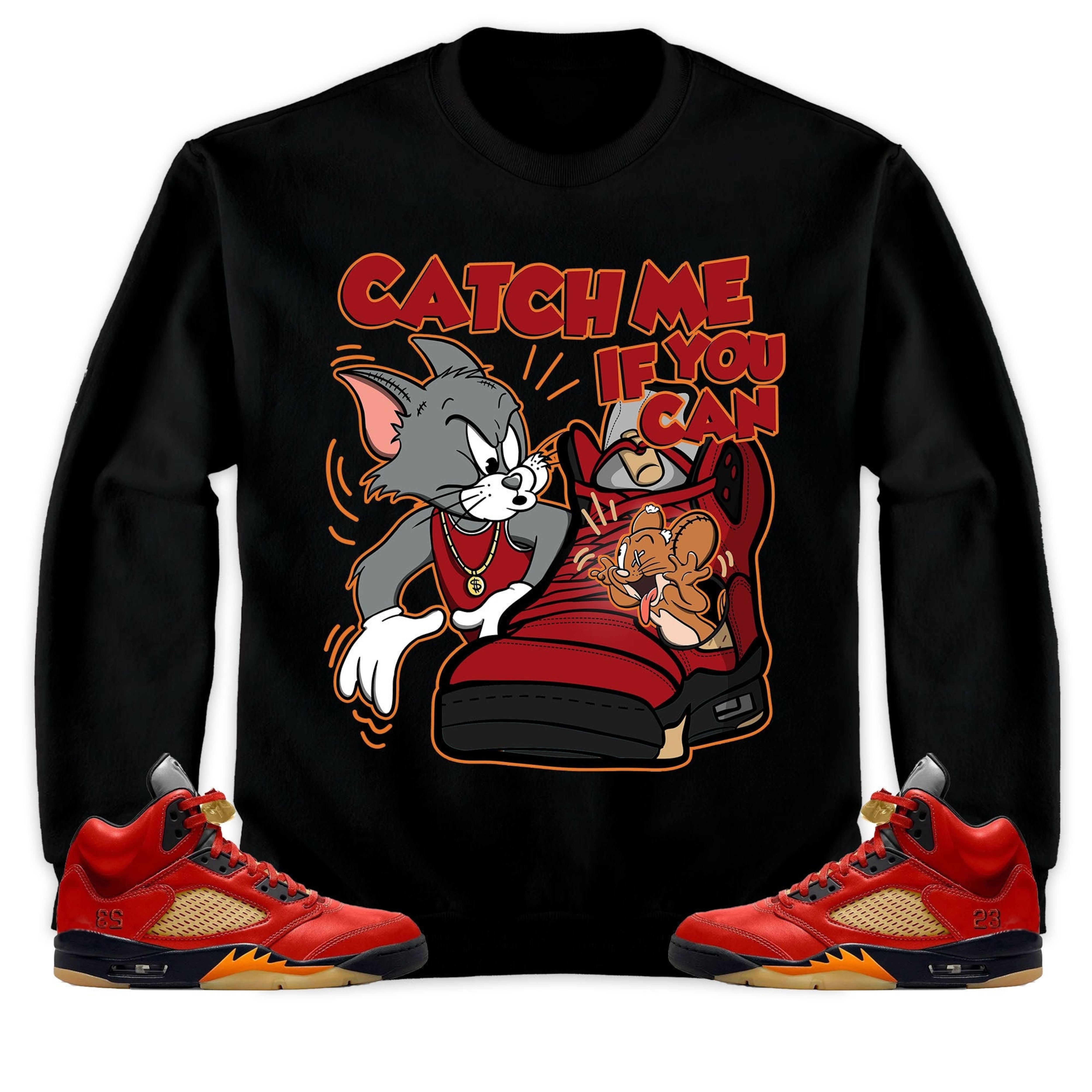Jordan 5 Mars For Her Unisex Sweatshirt, Hoodie, Catch Me If You Can, Shirt To Match Sneaker