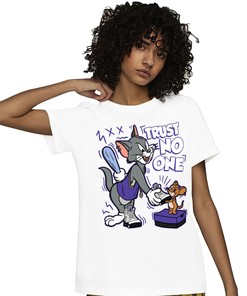 Jordan 5 Retro Concord Unisex Shirt Trust No One Cat And Mouse, Shirt To Match Sneaker