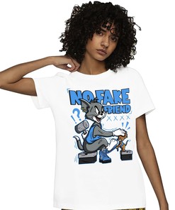 Jordan 5 University Blue Unisex Shirt Fake Friend Cat And Mouse, Shirt To Match Sneaker