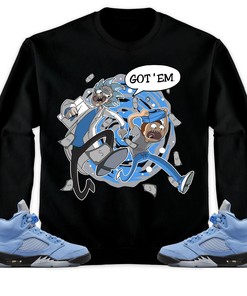 Jordan 5 University Blue Unisex Shirt Rick Got Em, Shirt To Match Sneaker