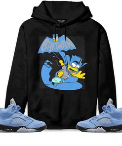 Jordan 5 University Blue Unisex Sweatshirt, Hoodie Shirts Bartman Simpson, Shirt To Match Sneaker