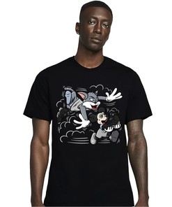 Jordan 6 Black Chrome Metallic Silver Unisex Shirt Cat And Mouse Chasing, Shirt To Match Sneaker