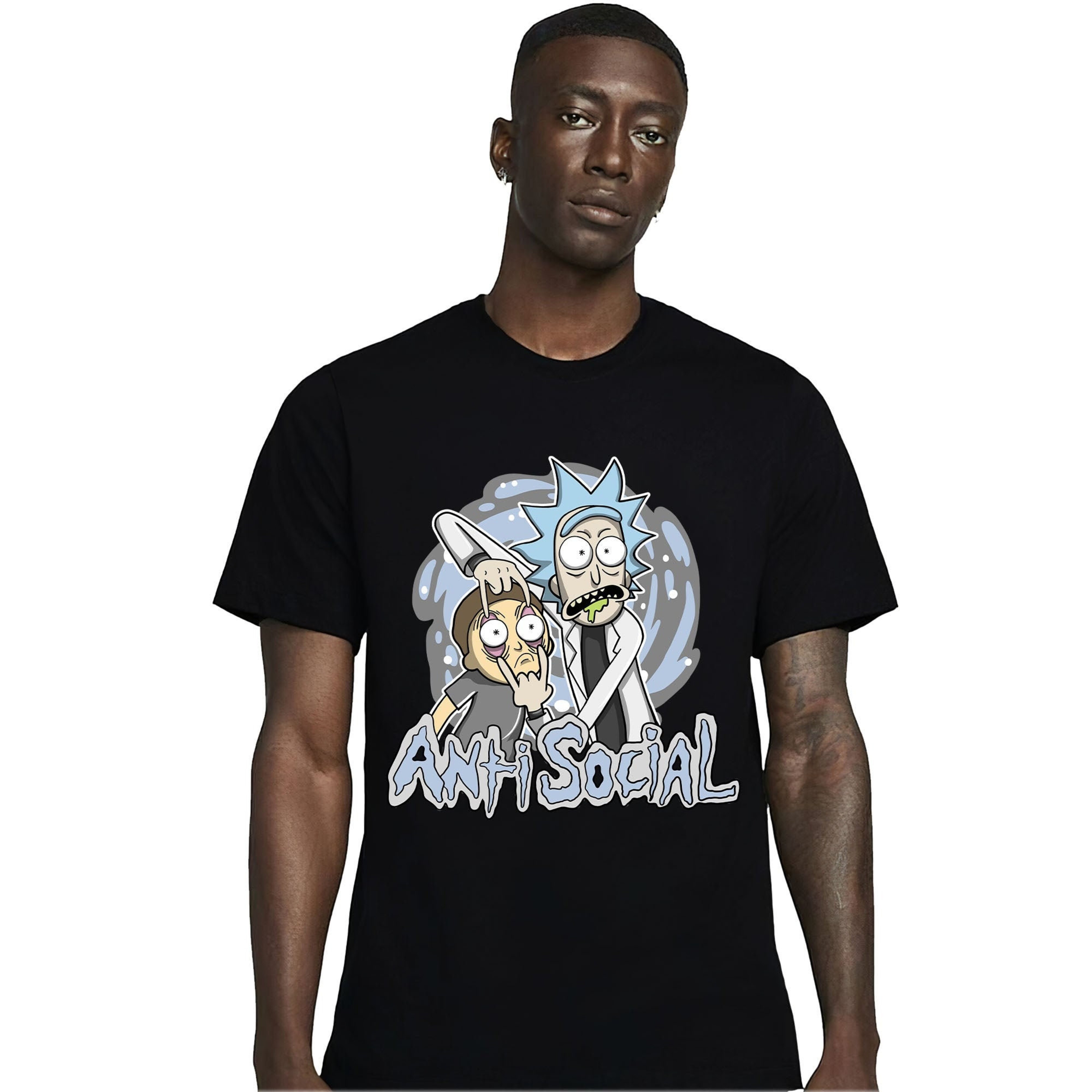 Jordan 6 Black Chrome Metallic Silver Unisex Shirt Rick Anti Social, Shirt To Match Sneaker