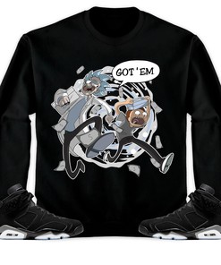 Jordan 6 Black Chrome Metallic Silver Unisex Shirt Rick Got Em, Shirt To Match Sneaker