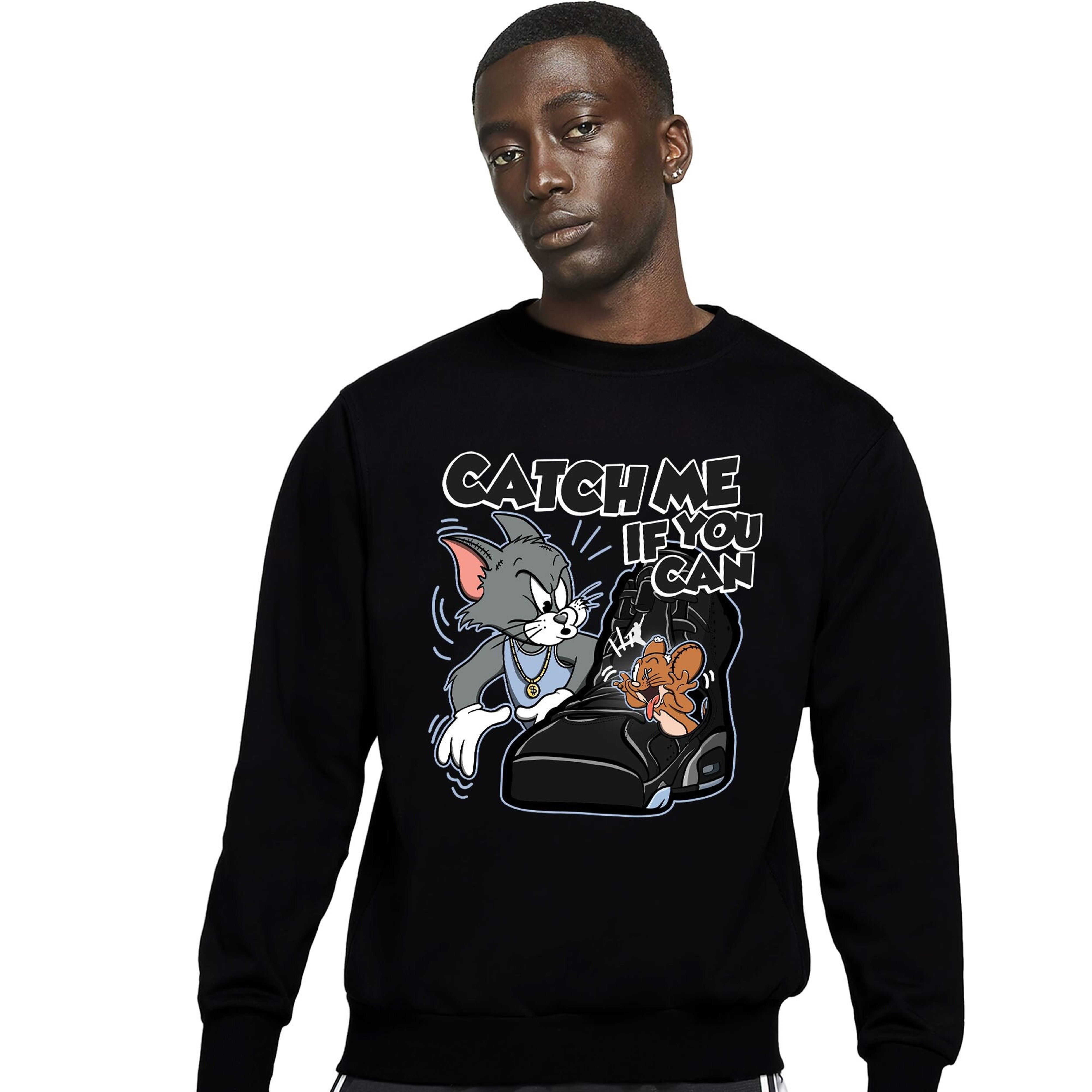 Jordan 6 Black Chrome Metallic Silver Unisex Sweatshirt, Hoodie, Catch Me If You Can, Shirt To Match Sneaker