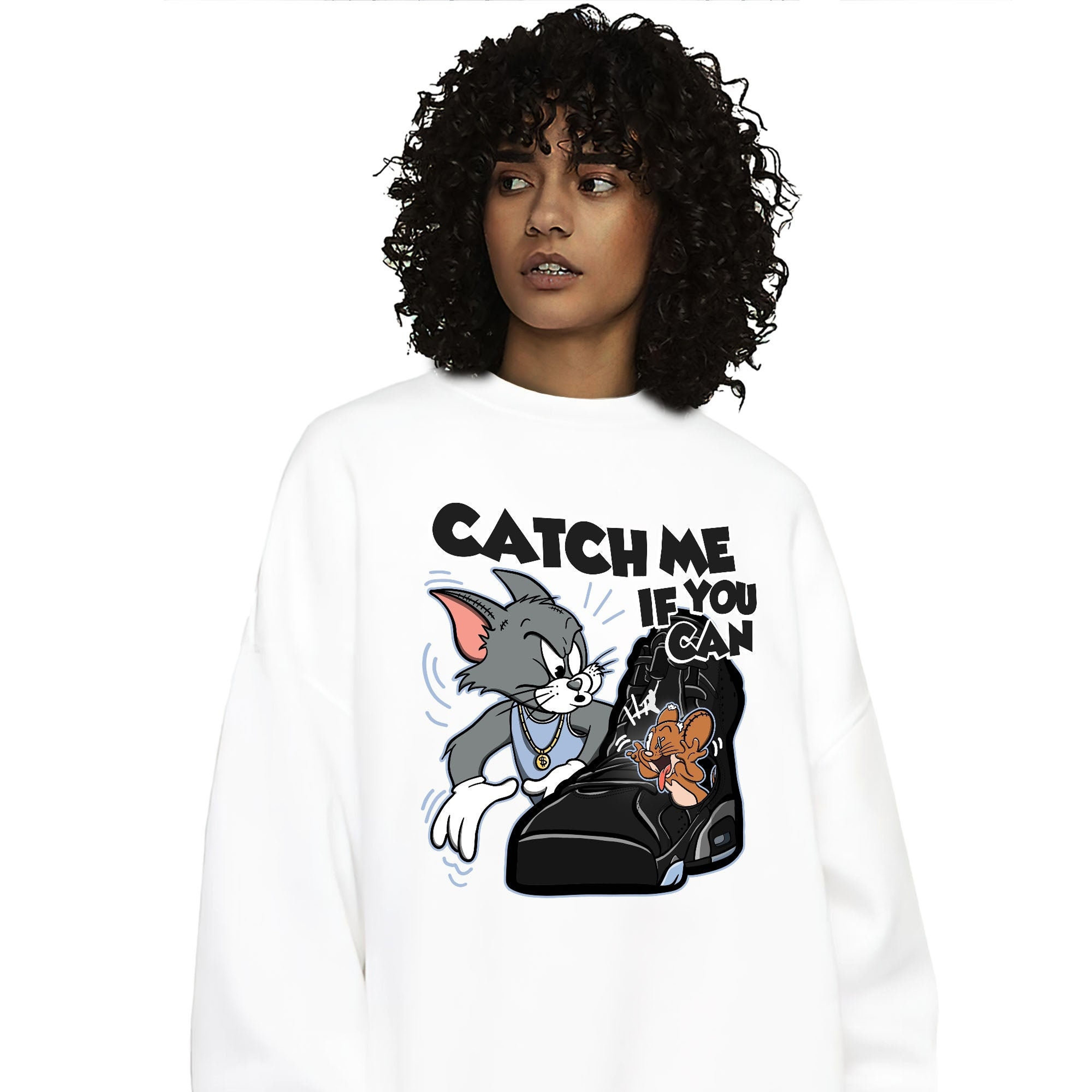 Jordan 6 Black Chrome Metallic Silver Unisex Sweatshirt, Hoodie, Catch Me If You Can, Shirt To Match Sneaker